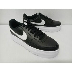 Nike Women's Court Vision‎ Alta Leather Platform Tennis Shoes DM0113-002 Sz 10